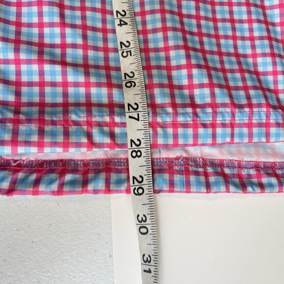 Fennec 1/2 Zip Pullover Golf Jacket Windbreaker Mens Medium Pink Blue Waist Adj - Picture 13 of 13